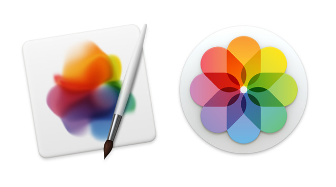 Pixelmator Pro (left) is bringing powerful image editing tools to Apple Photos