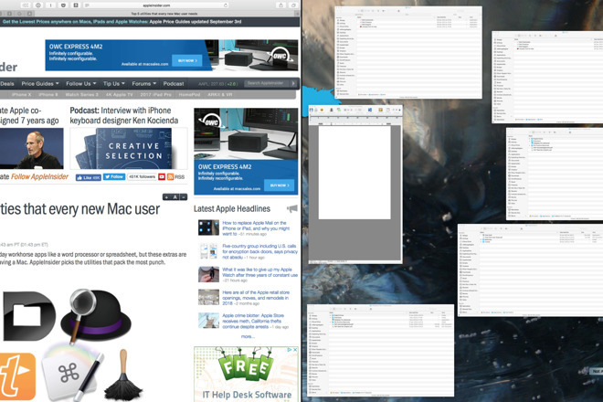 Apple's Split View on the Mac is useful but confusing, especially as you get in and out of it.