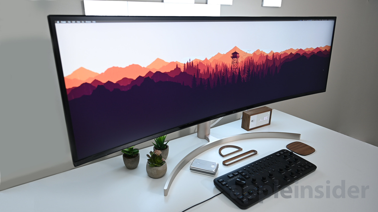 lg wide monitor dual