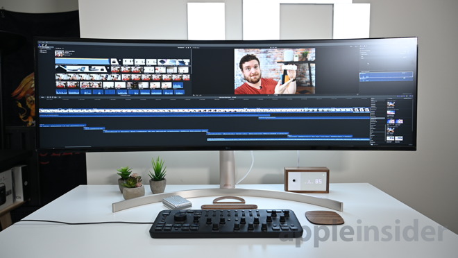 Running Final Cut Pro X on the LG UltraWide