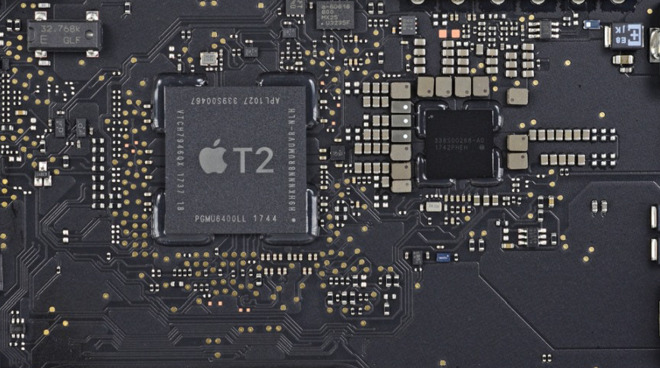 Apple's T2 Security Chip (Photo: iFixit)