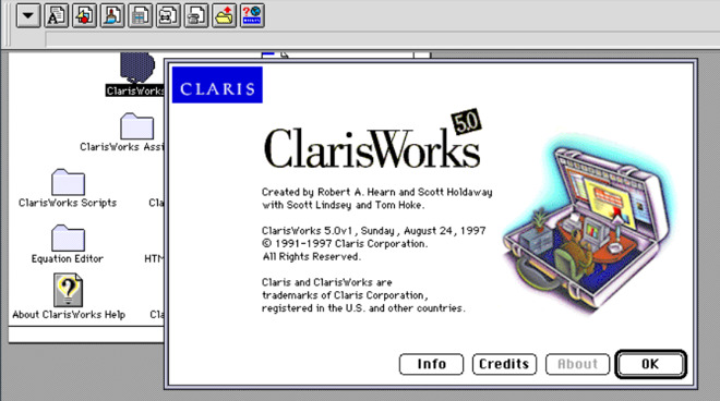 This is what software looked like when we last had a company named Claris