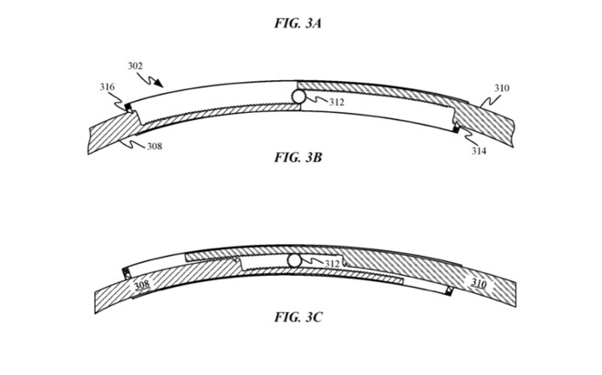 Detail from a patent regarding folding a headband for transport