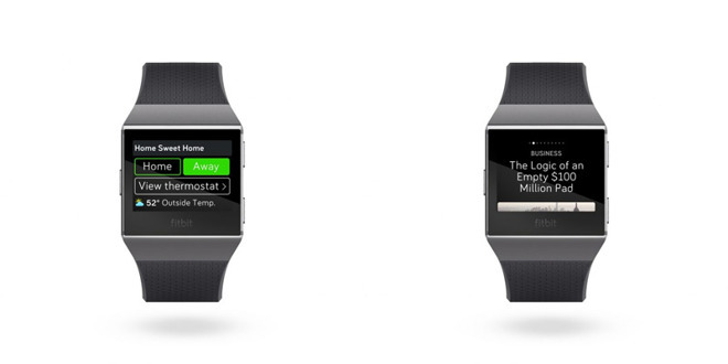 Certain Fitbit devices have companion iOS apps