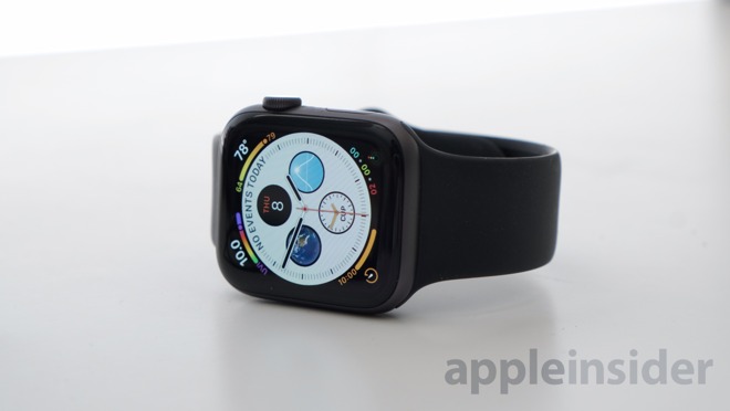 Apple Watch Series 4 in space gray aluminum finish