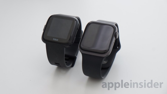 Fitbit Versa vs Apple Watch Series 4
