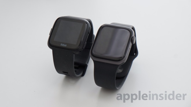 difference between apple watch 5 and fitbit versa 2