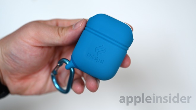The Catalyst AirPods case is water tight and drop-proof