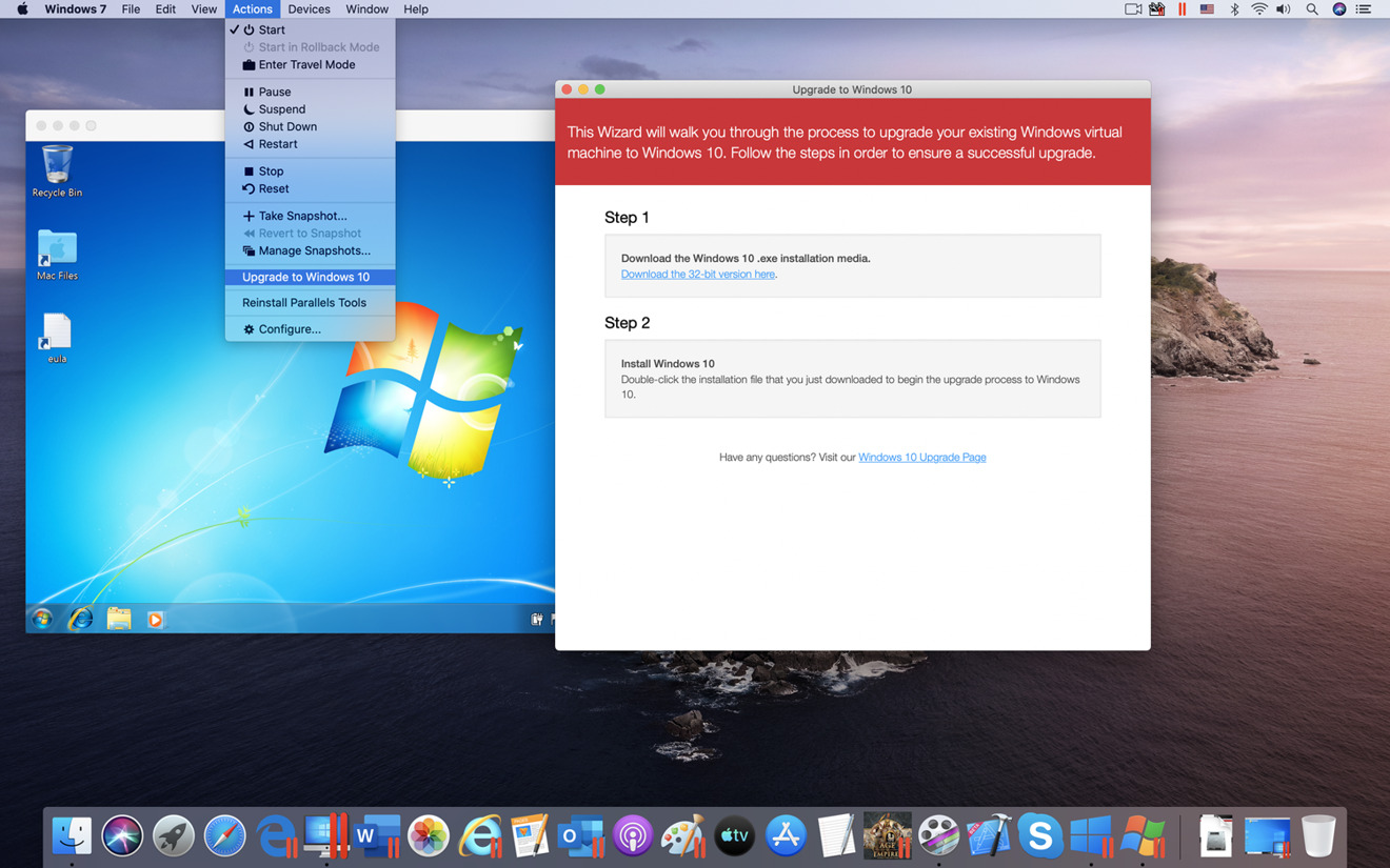 upgrade parallels for mac 10 to 12