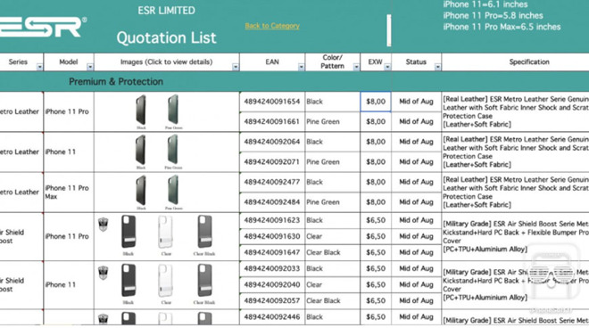 iphone 11 pro max size in inches