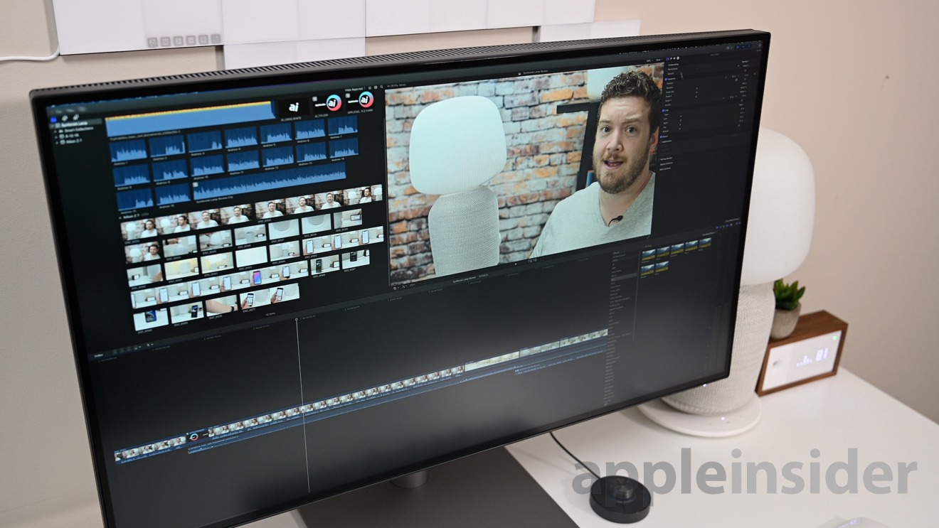 The BenQ PD3220U isn't the right ratio for linear editing