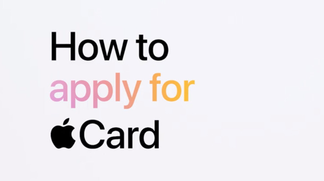 Apple Card Application