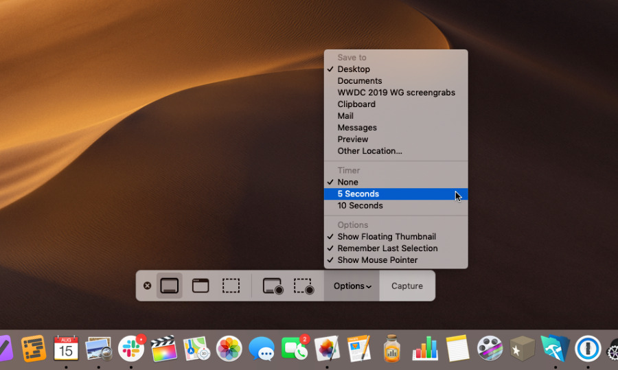 screenshot to clipboard mac