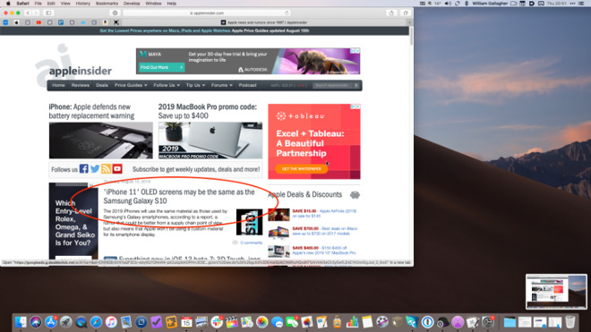 take a screenshot in mac os x