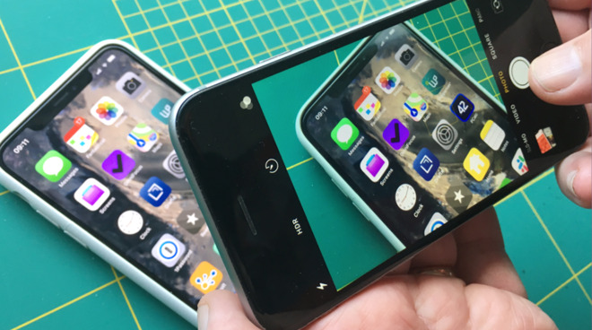 There are easier ways to take an image of your iPhone screen.