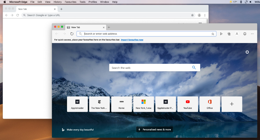 internet explorer edge for mac