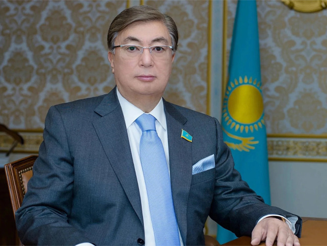 Kazakhstan President Kassym-Jomart Tokayev