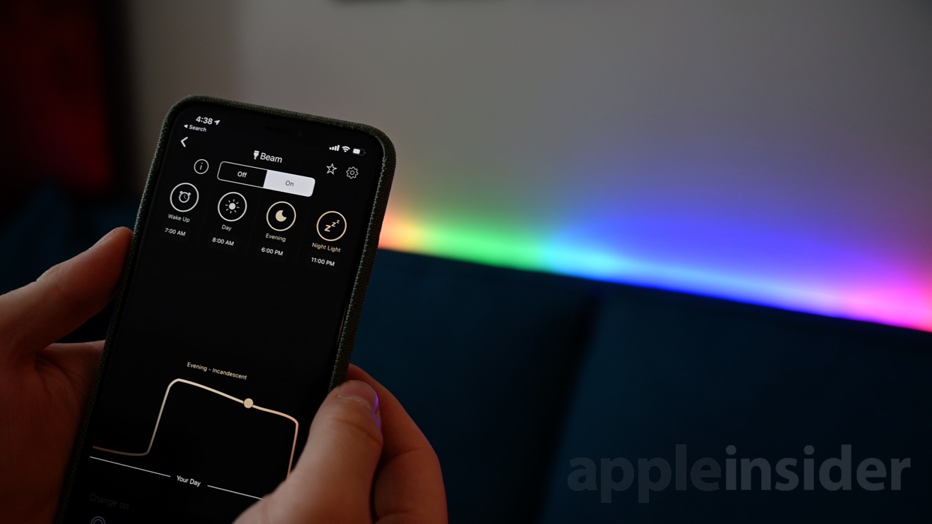 Scheduling lighting effects in the LIFX app