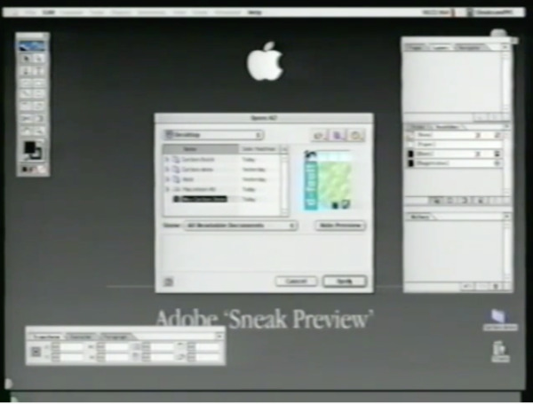 Even though this is from K2, an early pre-release version, you can still recognize it as Adobe InDesign