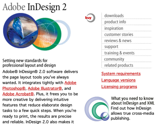 It was arguably InDesign 2, launched on OS X in January 2002, that really launched the success of the app