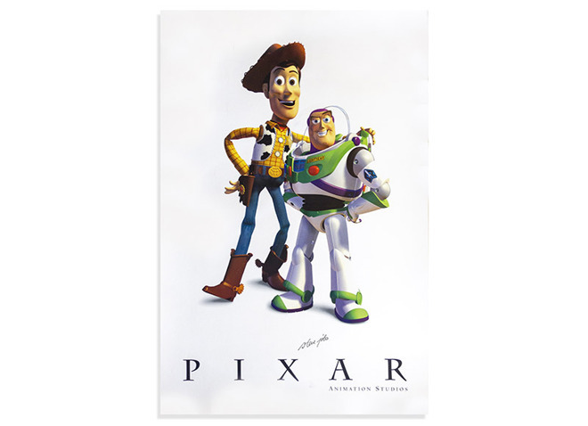 Pixar Poster Signed by Steve Jobs Sells for $31,250 at Auction