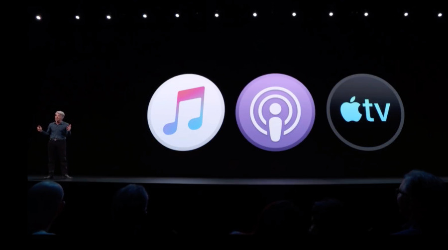 The old iTunes has gone, replaced by separate apps for Music, Podcasts and TV