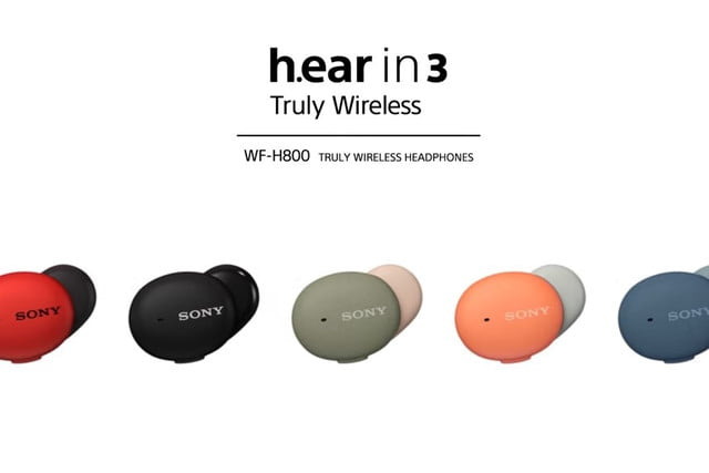 Sony WF-H800 H.ear in 3 come in multiple colors