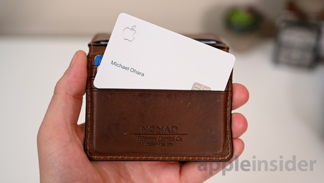 Apple advises against storing Apple Card in leather wallets
