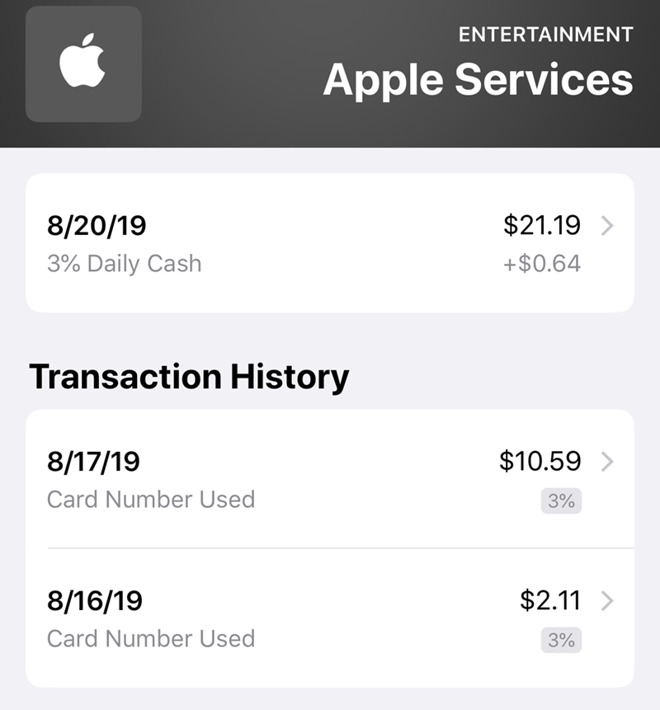 Gaining cash back from App Store purchases