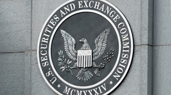 SEC seal on building