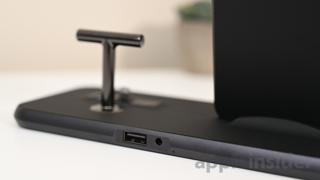 ZENS Stand+Dock has a USB-A port on the back