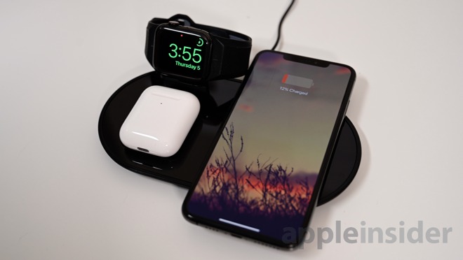 Mophie's three-in-one wireless charging station