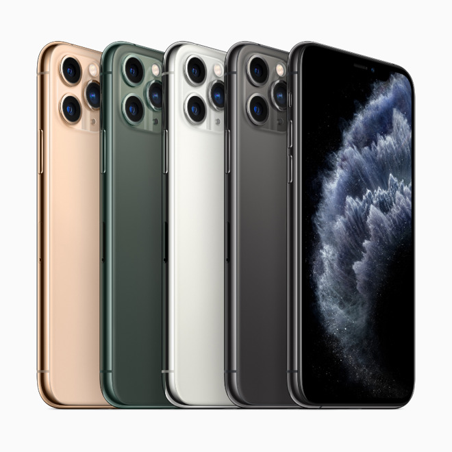 New color finishes for the iPhone 11 Pro and iPhone 11 Pro Max