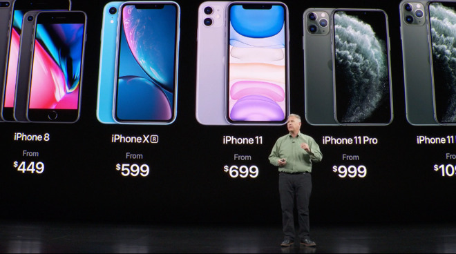 Phil Schiller summarizes Apple's current iPhone lineup