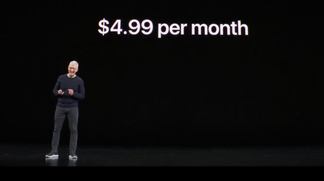 Expect to see more of this. Not just the subscription fee slide, but Tim Cook loving it.