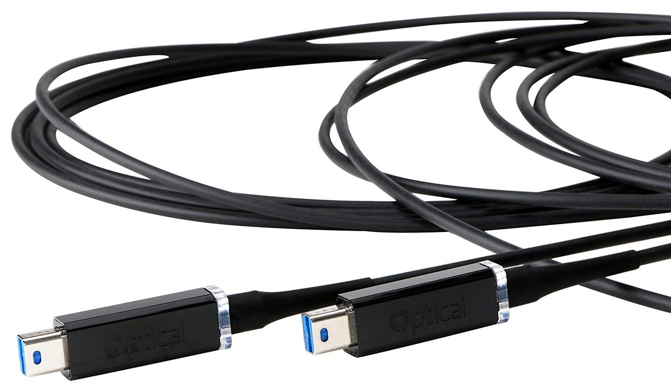 photo of Long, optical Thunderbolt 3 cables are coming soon image