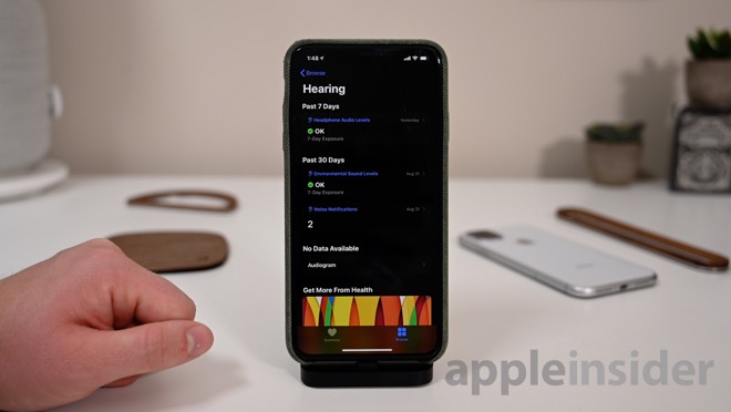 Hearing health metrics in the new iOS 13 Health app