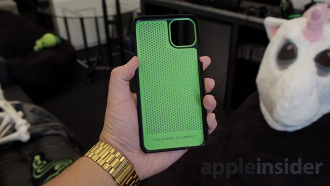 Inside the Razer Arctech case for the iPhone 11 Pro Max