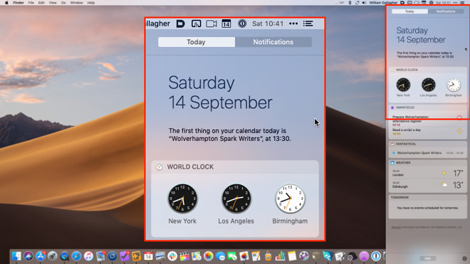 The Today view in Notification Center scrolls, but you'll find it handiest to keep your most-used widgets at the top