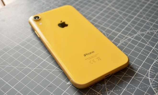 Apple's iPhone XR, in yellow