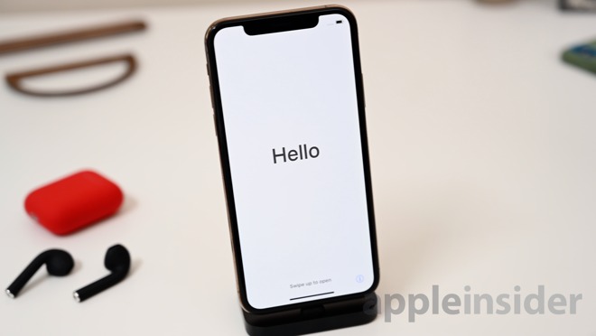 Setting up a new iPhone