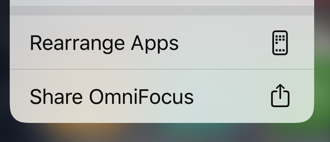 Every app now has this in their Haptic Touch menu, the option to Rearrange Apps -- which also means delete.