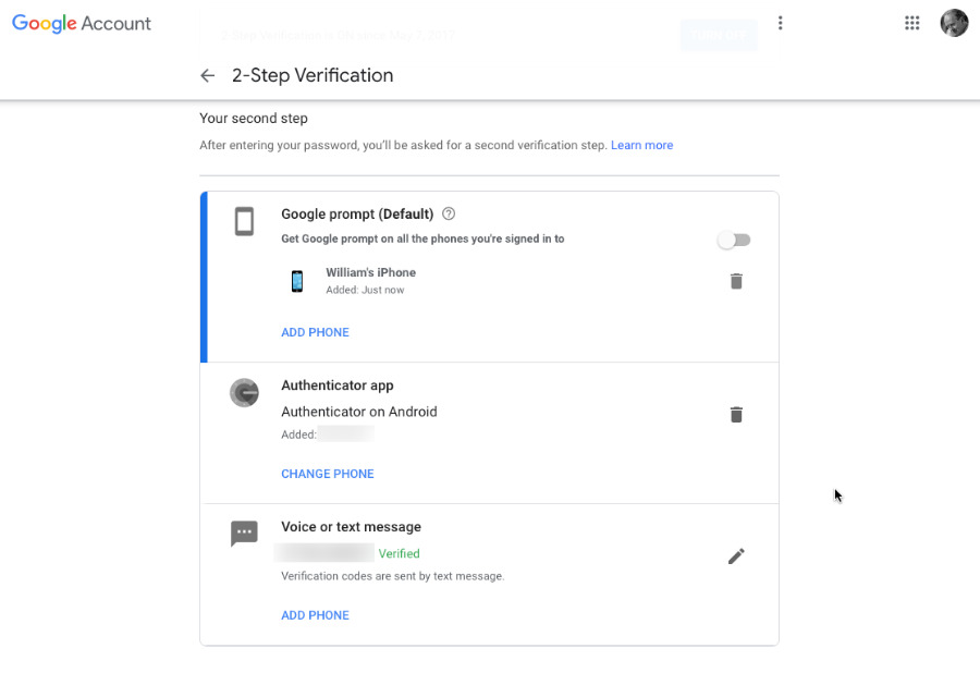 how to move google authenticator to
