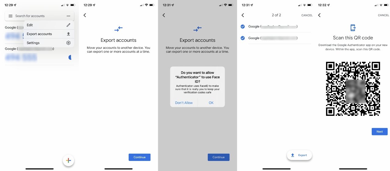 google authenticator ios 12