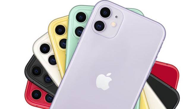 Apple's new iPhone 11 comes in multiple colors.