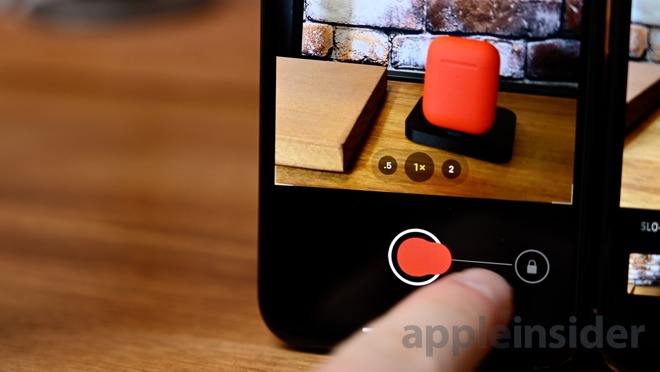 Swipe right to capture a video with QuickTake