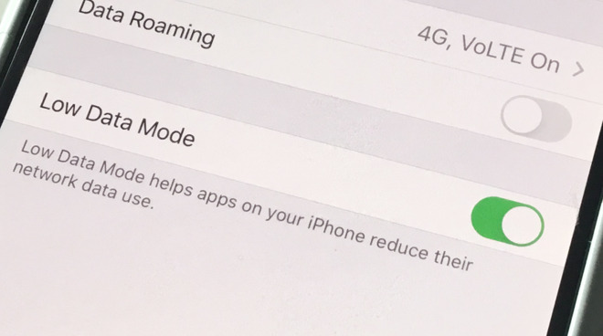 It's a bit buried in the settings, but this Low Data Mode will help when you're nearing your data cap.