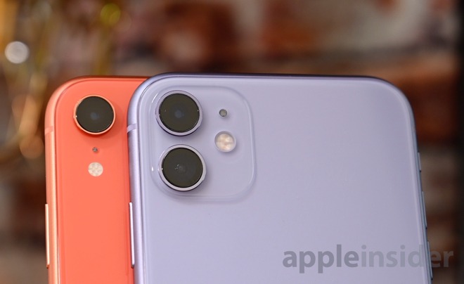 Cameras on the iPhone 11 and iPhone XR