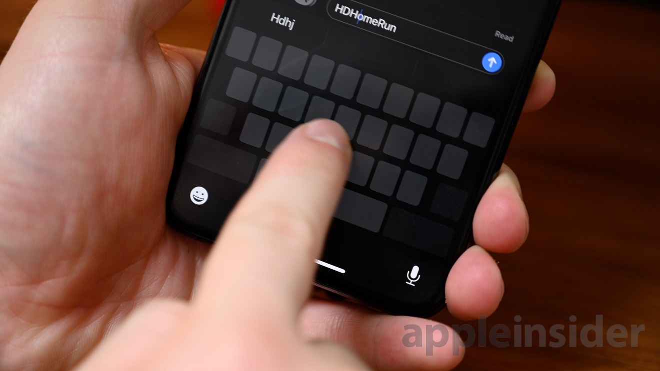 Moving the cursor is easier with 3D Touch