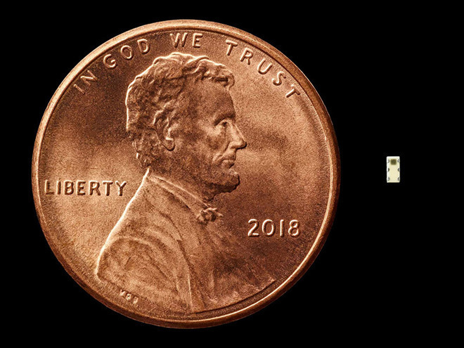 Bloomberg's scale example for the size of the alleged spy chip. That isn't the spy chip.